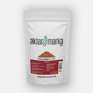 Extra Acı Göçmen Pul Biberi 100 lük 1 kg görseli.
