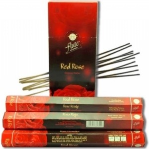 Flute Tütsü Kırmızı Gül (Red Rose)20 Çubuk 20 Sticks Incense görseli.