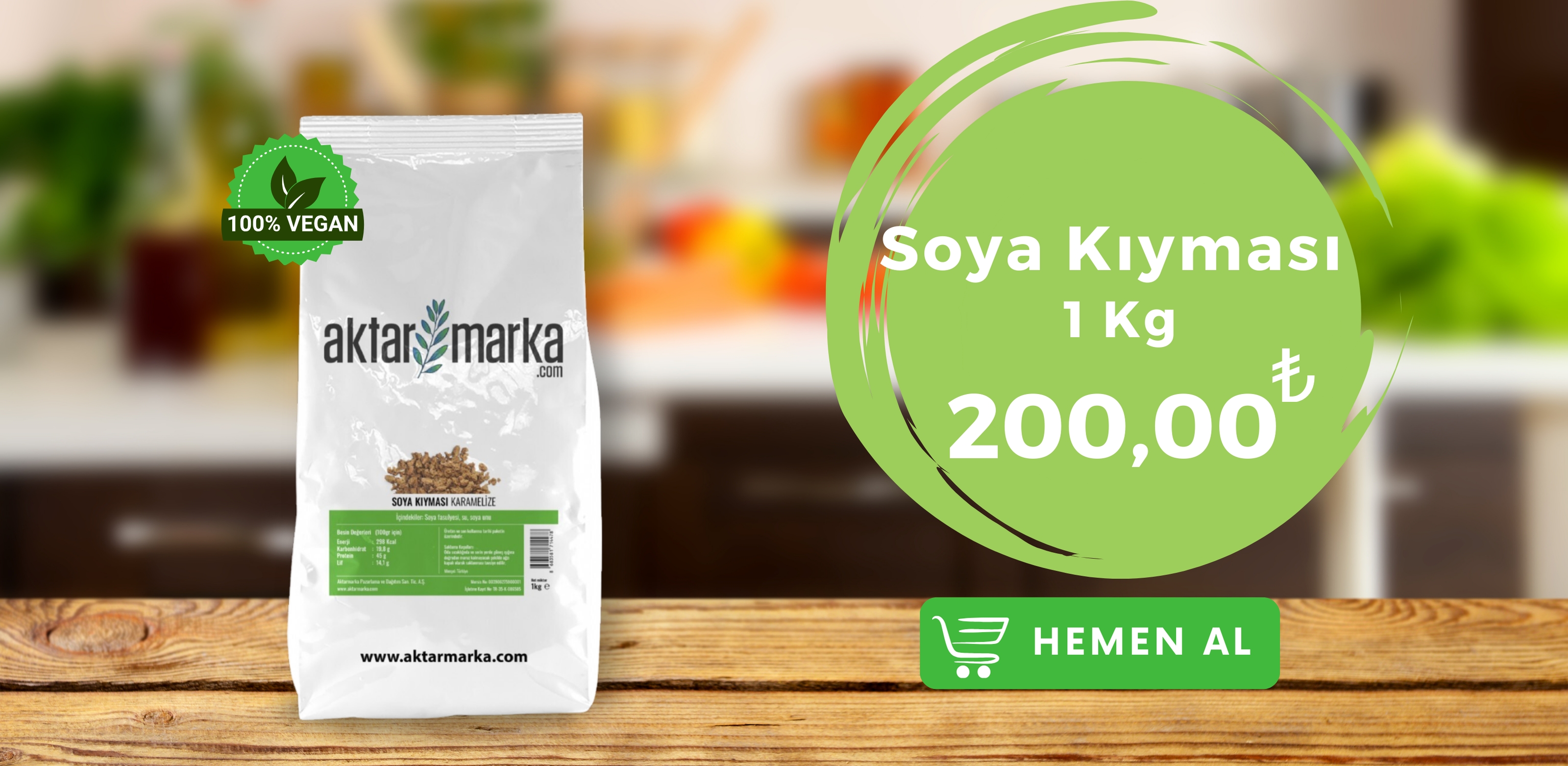 Soya Kıyması Karamelize 1 kg