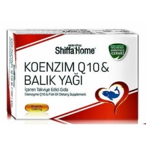 Shiffa Home Koenzim Q10 Balık Yağı 30 Softjel görseli.