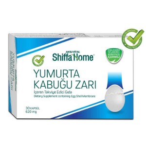 Shiffa Home Yumurta Kabuğu Zarı 30 Kapsül görseli.