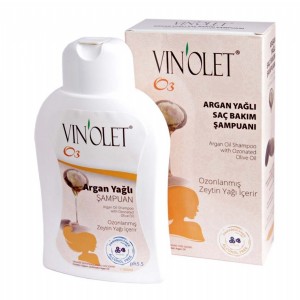 Vinolet Argan Yağlı Saç Bakım Şampuanı 350 Ml görseli.