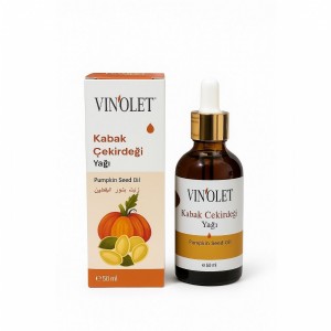Vinolet Kabak Çekirdeği Yağı Soğuk Sıkım 50 Ml