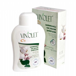 Vinolet Sarımsak Şampuanı 350 Ml görseli.